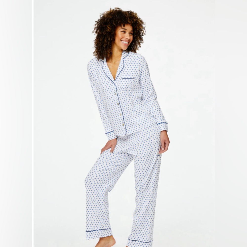 Blue Heart Roller Rabbit Pajamas